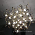 luxury large size ceiling lighting modern crystal banquet hall hotel gold chandelier